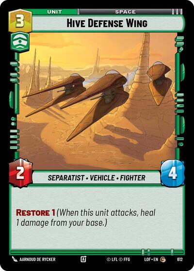 Hive Defense Wing - Foil (Legends of the Force)(LFL-0612/1159)(C)