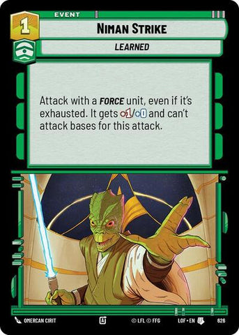 Niman Strike - Foil (Legends of the Force)(LFL-0626/1159)(U)
