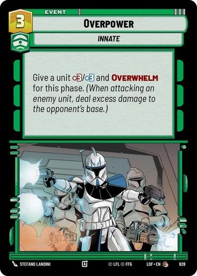 Overpower - Foil (Legends of the Force)(LFL-0628/1159)(C)