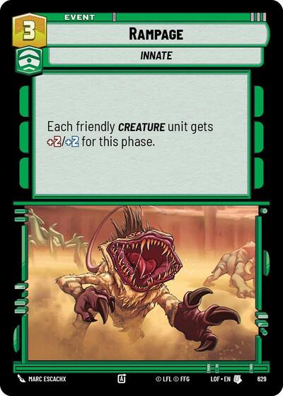 Rampage - Foil (Legends of the Force)(LFL-0629/1159)(U)