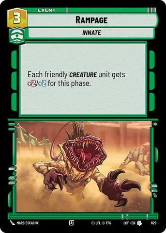 Rampage - Foil (Legends of the Force)(LFL-0629/1159)(U)