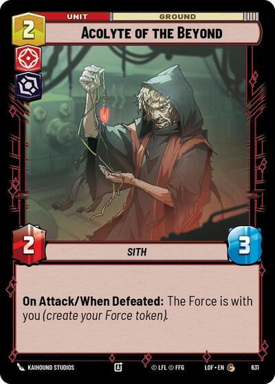 Acolyte of the Beyond - Foil (Legends of the Force)(LFL-0631/1159)(C)