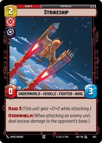 Strikeship - Foil (Legends of the Force)(LFL-0633/1159)(C)
