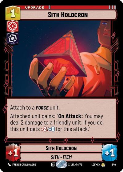 Sith Holocron - Foil (Legends of the Force)(LFL-0640/1159)(R)