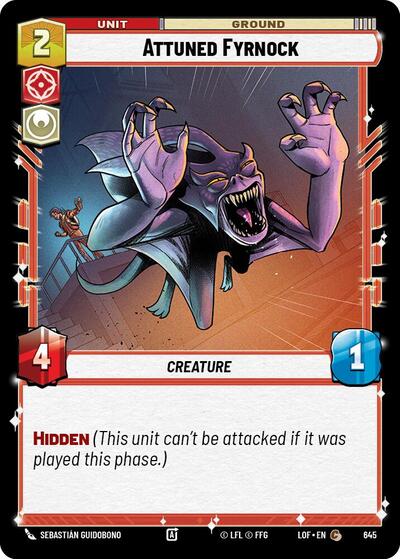 Attuned Fyrnock - Foil (Legends of the Force)(LFL-0645/1159)(C)