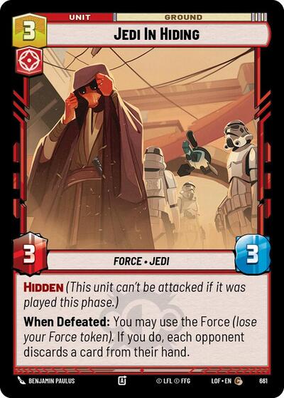 Jedi In Hiding - Foil (Legends of the Force)(LFL-0661/1159)(C)