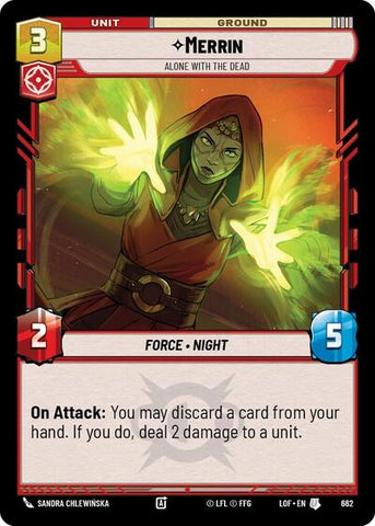 Merrin, Alone with the Dead - Foil (Legends of the Force)(LFL-0662/1159)(U)