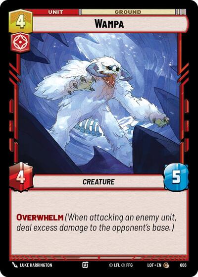 Wampa - Foil (Legends of the Force)(LFL-0666/1159)(C)