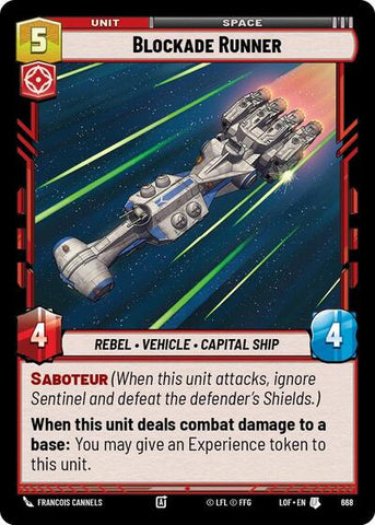 Blockade Runner - Foil (Legends of the Force)(LFL-0668/1159)(U)