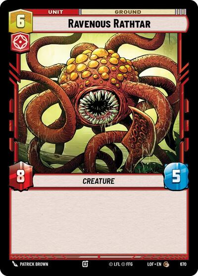 Ravenous Rathtar - Foil (Legends of the Force)(LFL-0670/1159)(C)