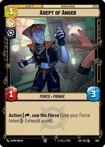 Adept of Anger - Foil (Legends of the Force)(LFL-0680/1159)(C)