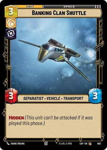 Banking Clan Shuttle - Foil (Legends of the Force)(LFL-0683/1159)(C)