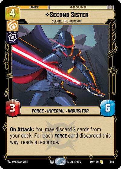 Second Sister, Seeking the Holocron - Foil (Legends of the Force)(LFL-0686/1159)(R)