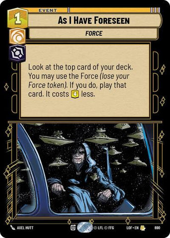 As I Have Foreseen - Foil (Legends of the Force)(LFL-0690/1159)(R)