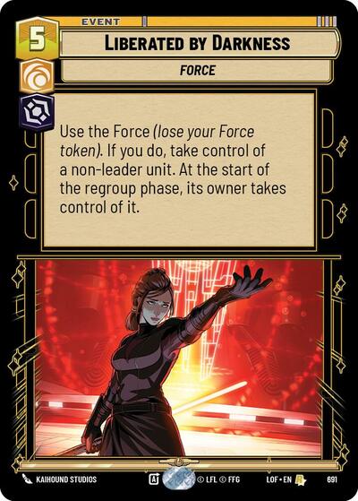 Liberated by Darkness - Foil (Legends of the Force)(LFL-0691/1159)(R)