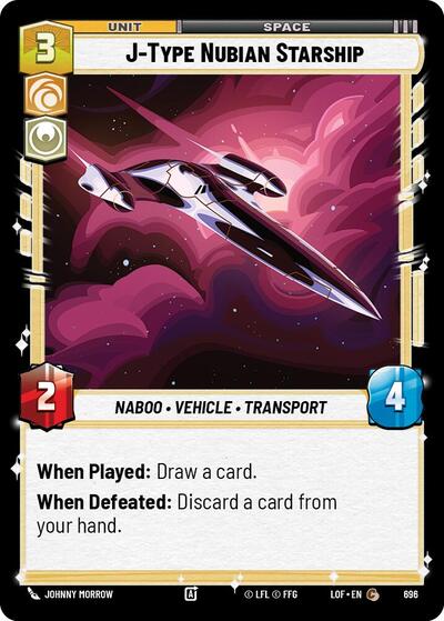 J-Type Nubian Starship - Foil (Legends of the Force)(LFL-0696/1159)(C)