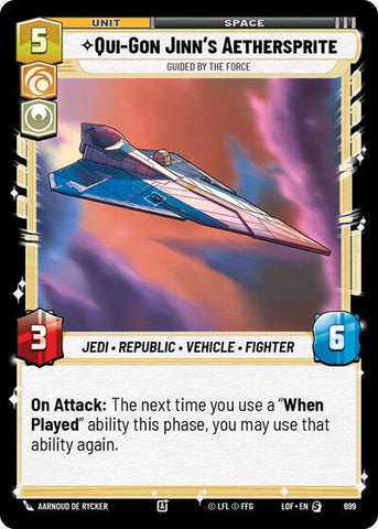 Qui-Gon Jinn's Aethersprite, Guided by the Force - Foil (Legends of the Force)(LFL-0699/1159)(S)