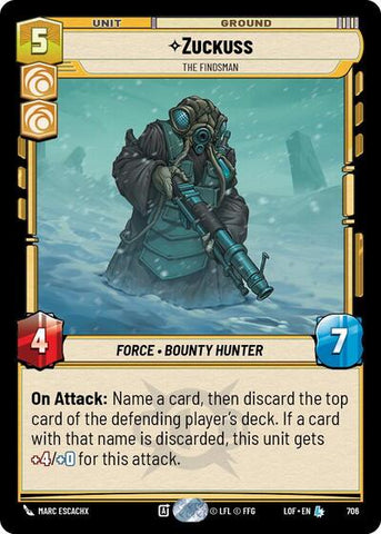 Zuckuss, The Findsman - Foil (Legends of the Force)(LFL-0706/1159)(L)