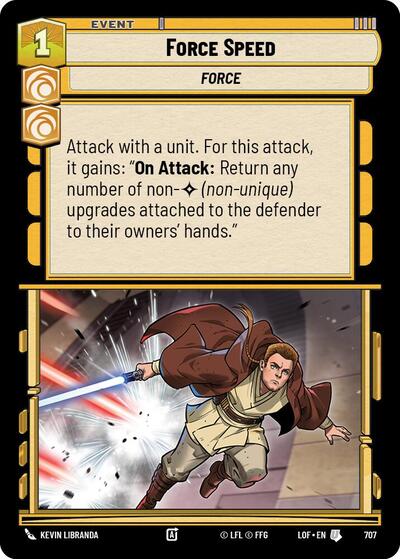Force Speed - Foil (Legends of the Force)(LFL-0707/1159)(U)