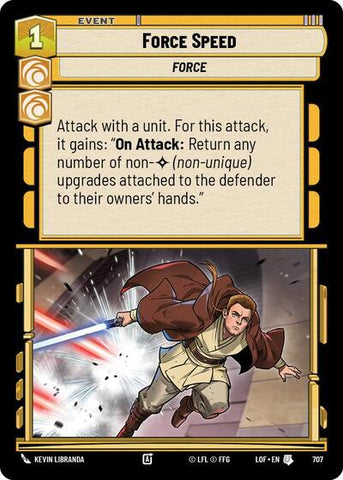 Force Speed - Foil (Legends of the Force)(LFL-0707/1159)(U)