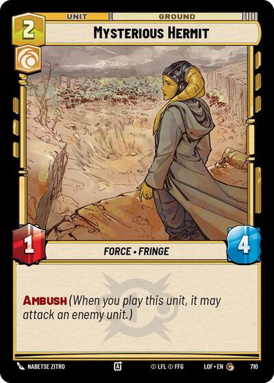 Mysterious Hermit - Foil (Legends of the Force)(LFL-0710/1159)(C)
