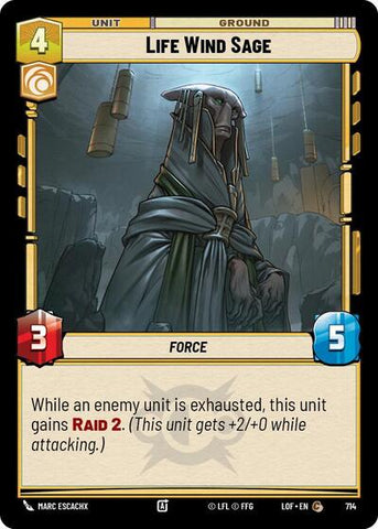 Life Wind Sage - Foil (Legends of the Force)(LFL-0714/1159)(C)