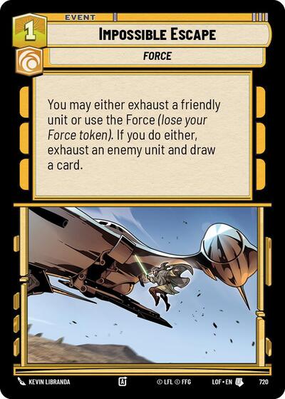 Impossible Escape - Foil (Legends of the Force)(LFL-0720/1159)(U)