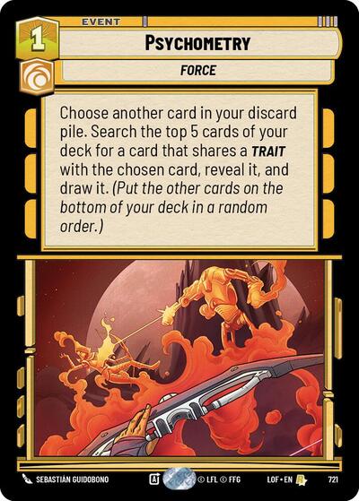 Psychometry - Foil (Legends of the Force)(LFL-0721/1159)(R)
