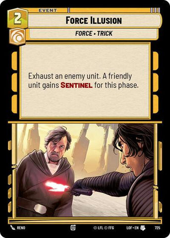 Force Illusion - Foil (Legends of the Force)(LFL-0725/1159)(U)