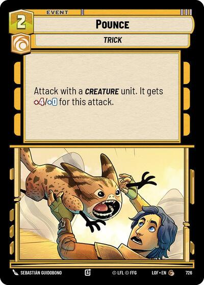Pounce - Foil (Legends of the Force)(LFL-0726/1159)(C)