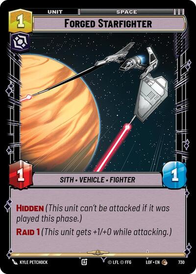 Forged Starfighter - Foil (Legends of the Force)(LFL-0730/1159)(C)