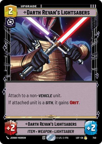 Darth Revan's Lightsabers - Foil (Legends of the Force)(LFL-0740/1159)(R)