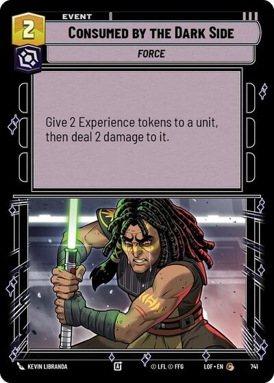 Consumed by the Dark Side - Foil (Legends of the Force)(LFL-0741/1159)(C)