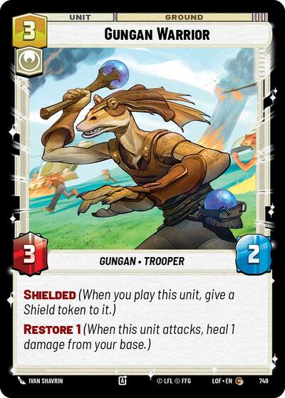 Gungan Warrior - Foil (Legends of the Force)(LFL-0749/1159)(C)