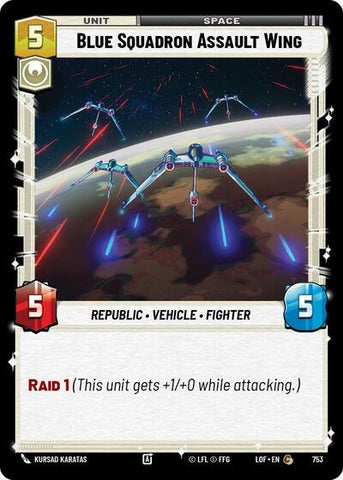 Blue Squadron Assault Wing - Foil (Legends of the Force)(LFL-0753/1159)(C)