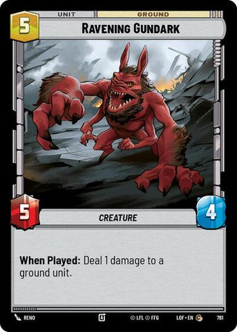 Ravening Gundark - Foil (Legends of the Force)(LFL-0761/1159)(C)