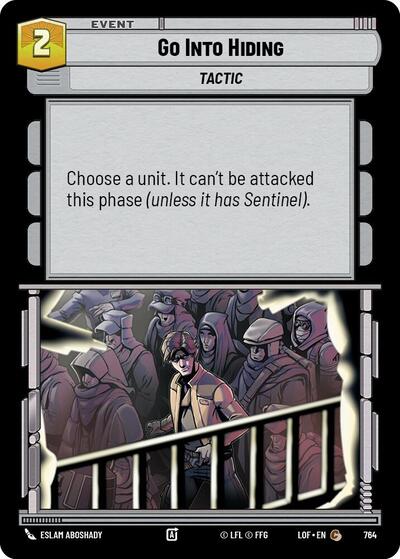 Go Into Hiding - Foil (Legends of the Force)(LFL-0764/1159)(C)