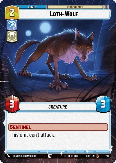 Loth-Wolf - Hyperspace - Foil (Legends of the Force)(LFL-0784/1159)(C)