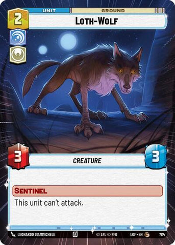 Loth-Wolf - Hyperspace - Foil (Legends of the Force)(LFL-0784/1159)(C)