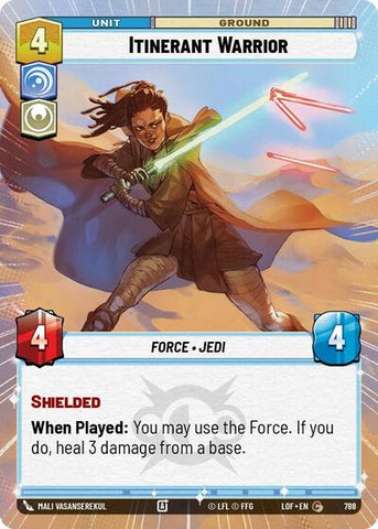 Itinerant Warrior - Hyperspace - Foil (Legends of the Force)(LFL-0788/1159)(C)