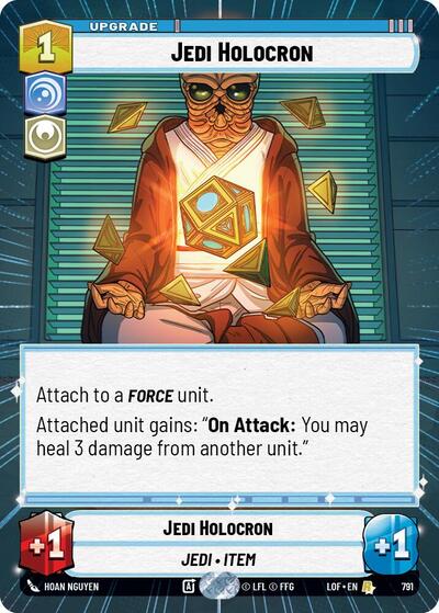 Jedi Holocron - Hyperspace - Foil (Legends of the Force)(LFL-0791/1159)(R)