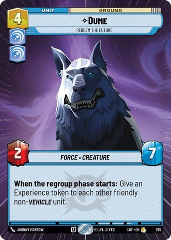 Dume, Redeem the Future - Hyperspace - Foil (Legends of the Force)(LFL-0795/1159)(R)