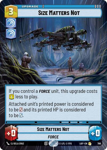 Size Matters Not - Hyperspace - Foil (Legends of the Force)(LFL-0796/1159)(R)