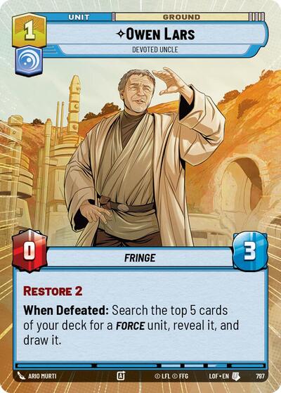 Owen Lars, Devoted Uncle - Hyperspace - Foil (Legends of the Force)(LFL-0797/1159)(U)
