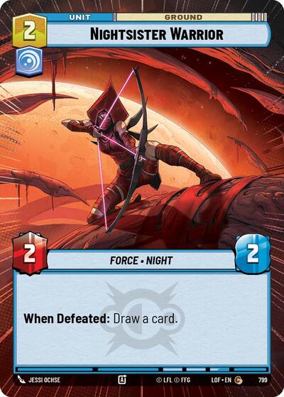Nightsister Warrior - Hyperspace - Foil (Legends of the Force)(LFL-0799/1159)(C)