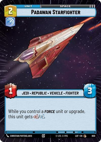 Padawan Starfighter - Hyperspace - Foil (Legends of the Force)(LFL-0800/1159)(C)