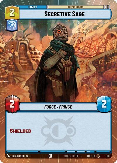Secretive Sage - Hyperspace - Foil (Legends of the Force)(LFL-0801/1159)(C)