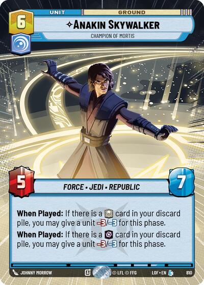Anakin Skywalker, Champion of Mortis - Hyperspace - Foil (Legends of the Force)(LFL-0810/1159)(L)