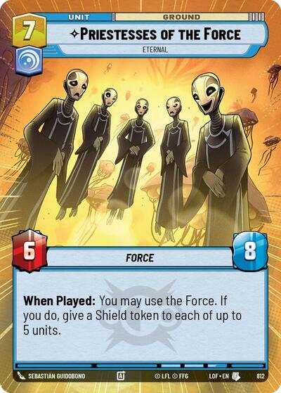 Priestesses of the Force, Eternal - Hyperspace - Foil (Legends of the Force)(LFL-0812/1159)(U)