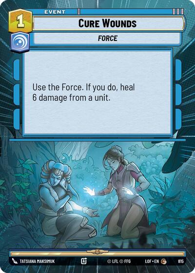 Cure Wounds - Hyperspace - Foil (Legends of the Force)(LFL-0815/1159)(C)